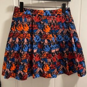 J. Crew Factory Floral Skit (Size 6)